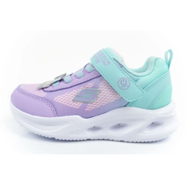 SKECHERS S Lights-Sla Glow 303714L/TQLV Schuhe lila 1