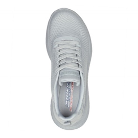 SKECHERS BOBS Sport Squad Chaos Schuhe - Gesicht vor 117209 Ltgy grau 3