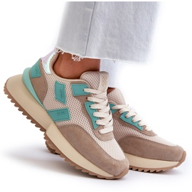 Frauensport -Sneaker Big Star NN274973 Beige 5