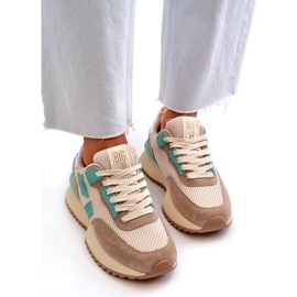 Frauensport -Sneaker Big Star NN274973 Beige 4