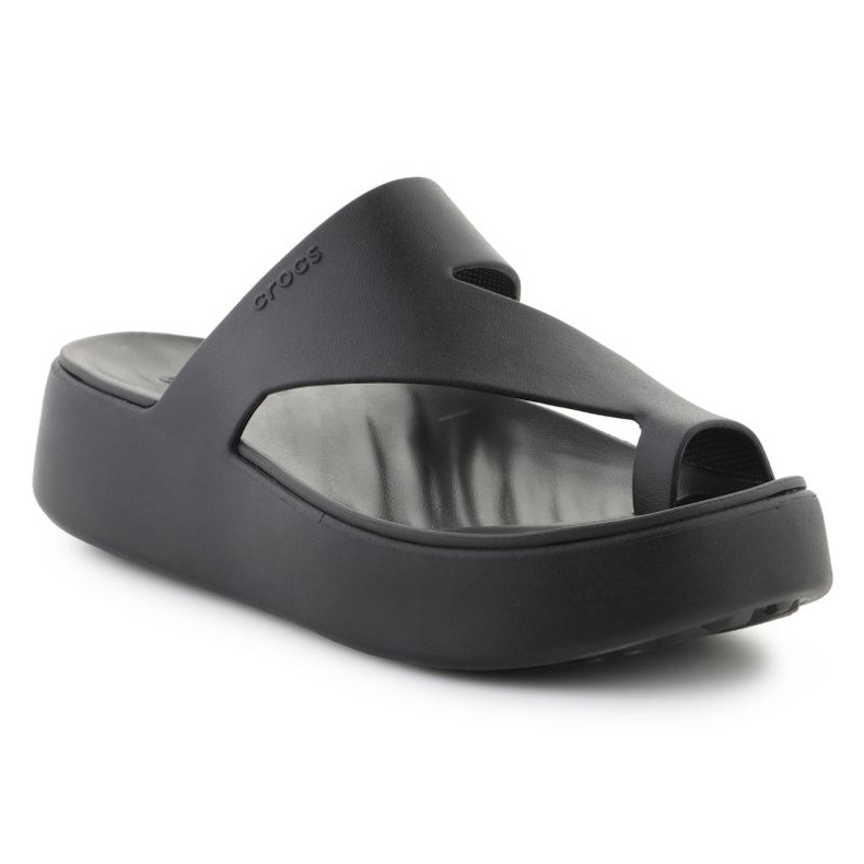 Flip-Flops Crocs Getaway Platform Toe Loop 210834-001 schwarz 1