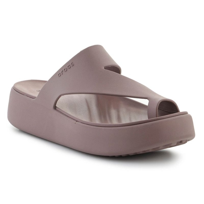 Flip-Flops Crocs Getaway Platform Toe Loop 210834-0LF braun 1