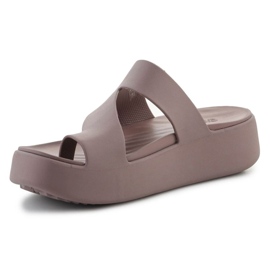 Flip-Flops Crocs Getaway Platform Toe Loop 210834-0LF braun 3