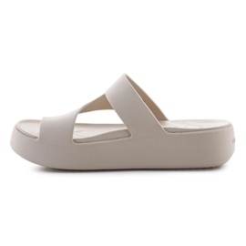 Flip-Flops Crocs Getaway Platform Toe Loop 210834-0LH beige 4