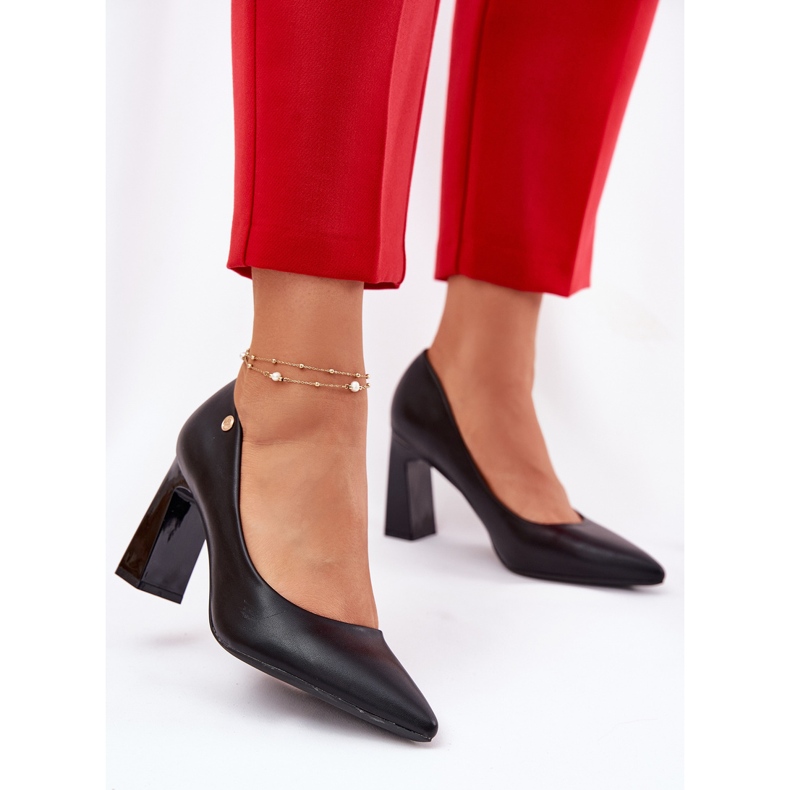 Elegante Pumpen am Vinceza 62221 Black Stand schwarz 2