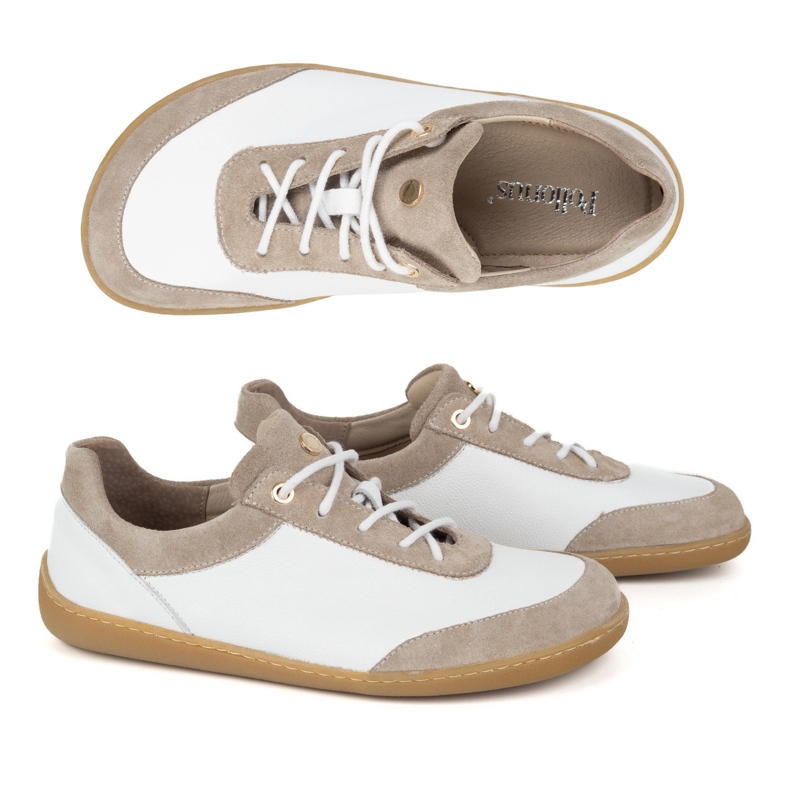 Olivier Barfuß Frauen minimalistische Turnschuhe 1769pol Weiß 1