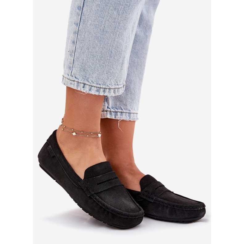 Women's Wildleder -Slipper Big Star RR274948 Schwarz 1