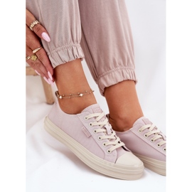 Big Star von Women RR274732 hellrosa Sneakers 12