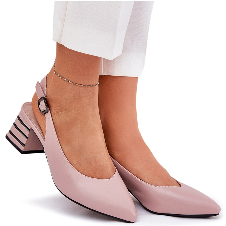 Frauen hohe Heels mit spitzen Nasen Vinceza 62217 Dirty Pink rosa 7