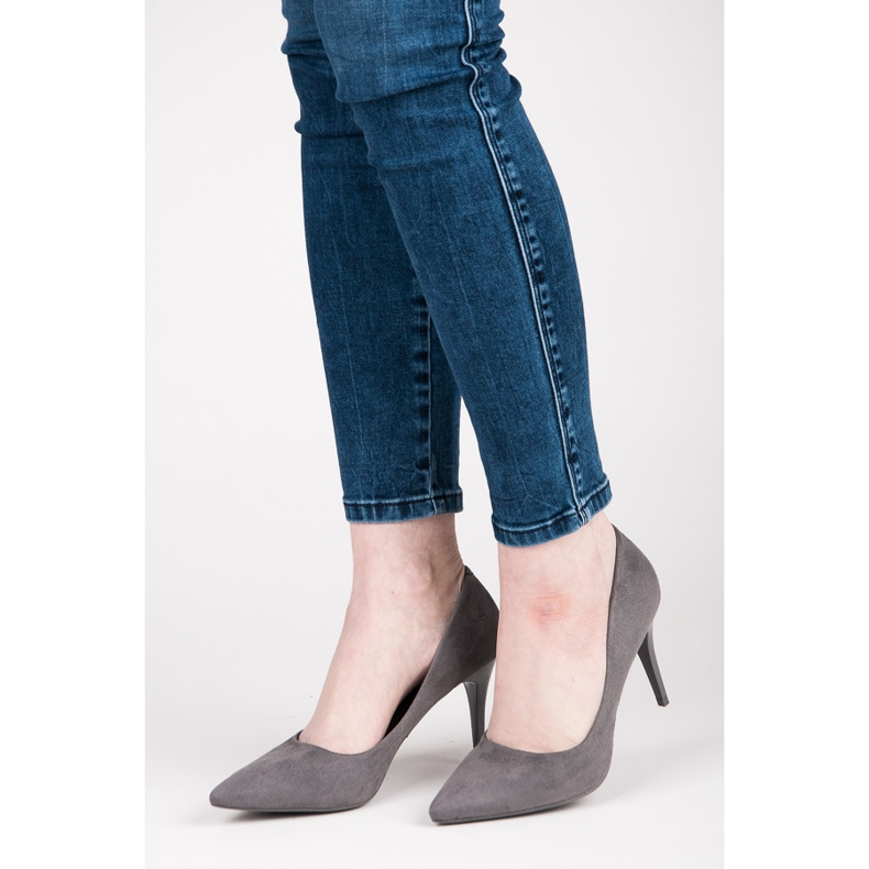 Seastar Pumps auf einer Nadel grau 1