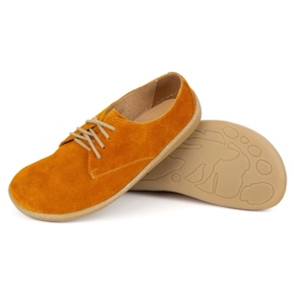 Olivier Barfuß minimalistische Sneaker von Frauen 1288pol gelb 7