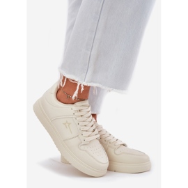 Damen-Sneaker Big Star RR274A243 Hi-polish Beige System 1