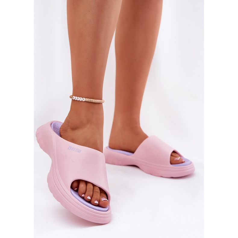 Big Star RR274A587 Damenschaum Summer Slipper Pink rosa 2