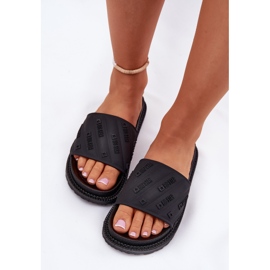 Damenflip Flops auf der Plattform Big Star RR274A540 Schwarz 5