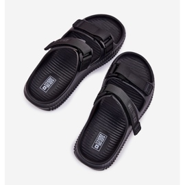 Frauenschaumflip Flops mit Big Star RR274A527 Schwarzer Klettverschluss 2