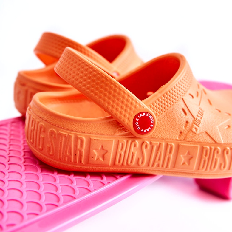 Light Flip Flops für Kinder Big Star II375008 Orange 4