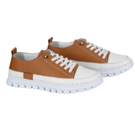 VACARRO Damen Lederschuhe 3651 Vac Bronze Kamel braun 1