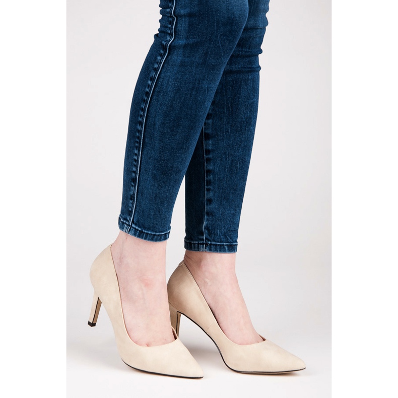 Vices Wildleder-Heels Laster braun 2