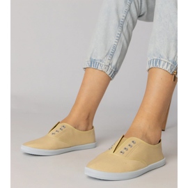 Sneaker zum Hineinschlüpfen aus grauem Stoff 1