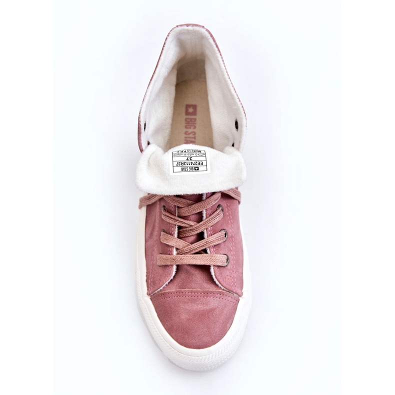 Big Star Sneakers von Frauen hohe isolierte rosa ee274113 2