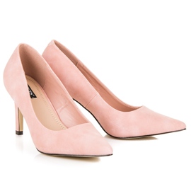 Vices Wildleder-Heels Laster rosa 1