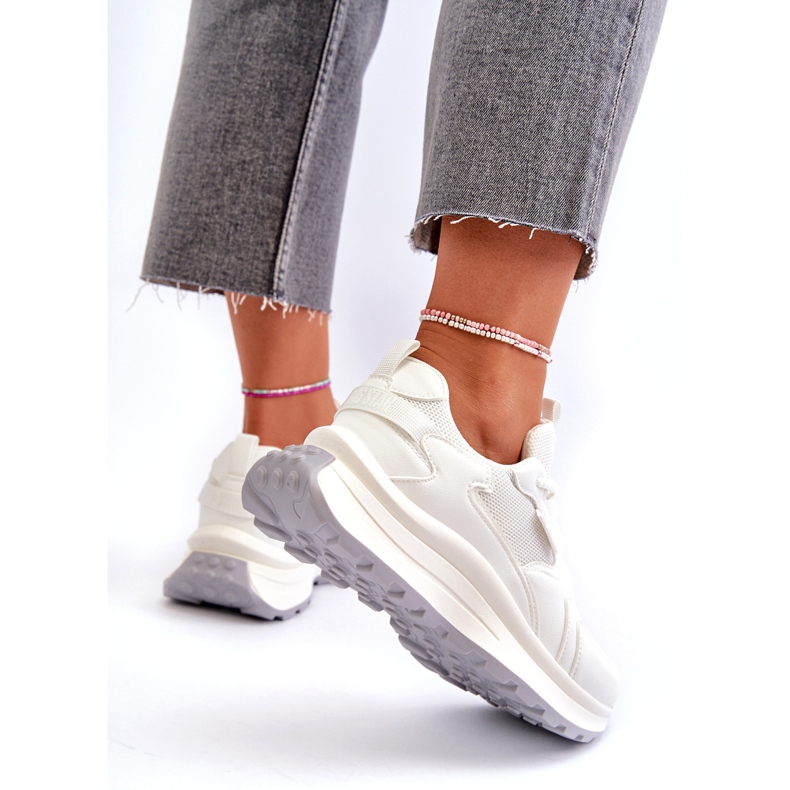 HI-POLY System Big Star Damen Sneakers NN274A107 Weiß 3