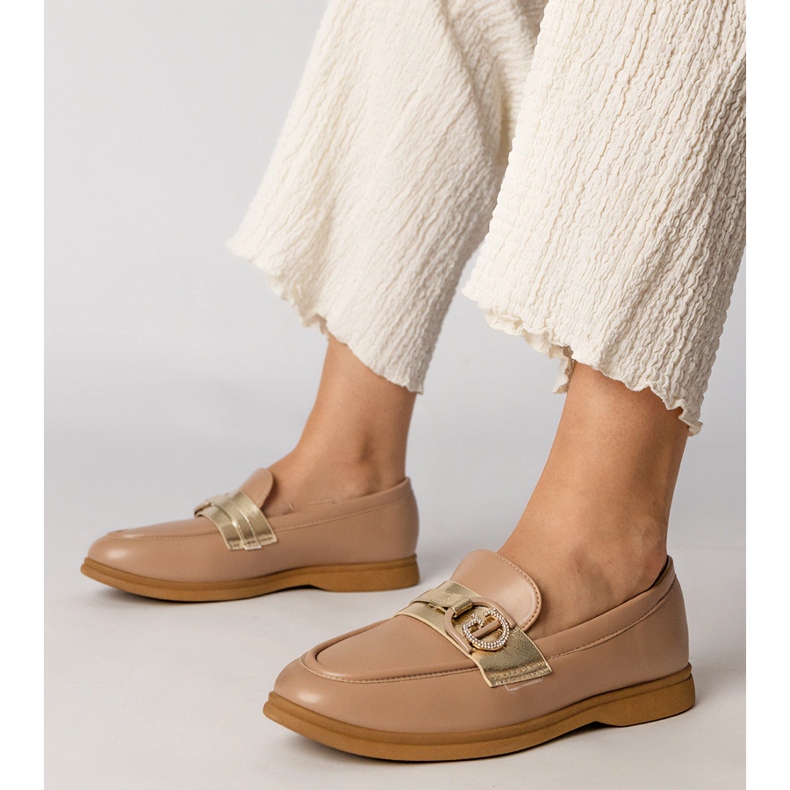 Cremige Öko -Leder -Laibers mit Zirkonen 1