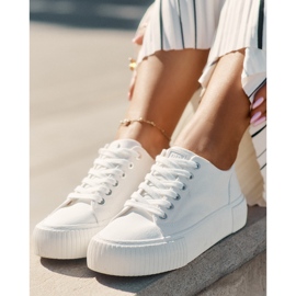 Frauenmaterial Sneaker Big Star RR274405 Weiß 2