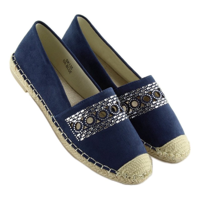 Marineblaue Espadrilles SK135 DK.BLUE 2