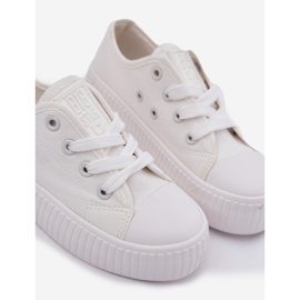 Big Star RR374009 Białe Lace -up -Turnschuhe weiß 2