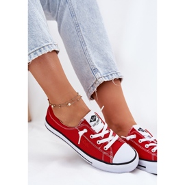 Materielle Frauen-Sneaker Lee Cooper LCW-25-02-3298L Rot 6