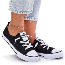 Materielle Frauen-Sneaker Lee Cooper LCW-25-02-3299L Schwarz 8