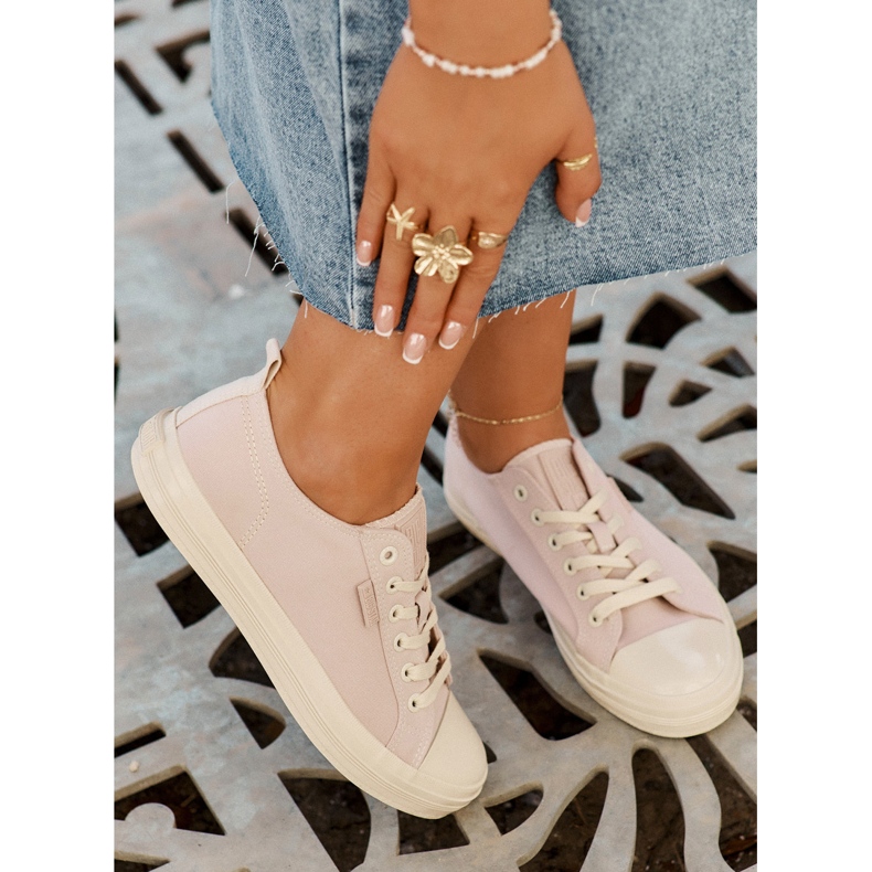 Big Star von Women RR274732 hellrosa Sneakers 2