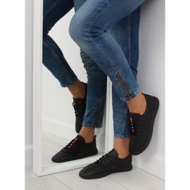 Schwarze weiche Damensneaker NB190P Schwarz 1