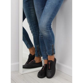 Schwarze weiche Damensneaker NB190P Schwarz 2