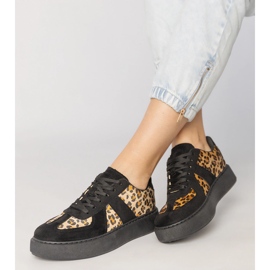 Black-Pantter-Sneaker für Frauen schwarz 2