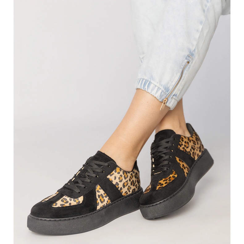 Black-Pantter-Sneaker für Frauen schwarz 2