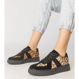 Black-Pantter-Sneaker für Frauen schwarz 1