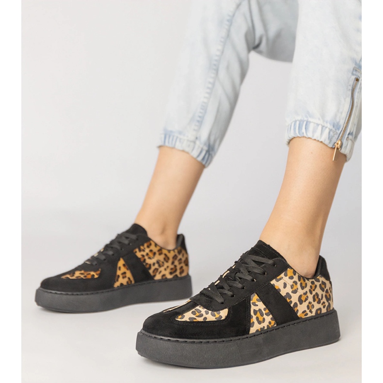 Black-Pantter-Sneaker für Frauen schwarz 1