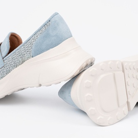 Seastar Blaue Schuhe auf einer dicken Sohle 1