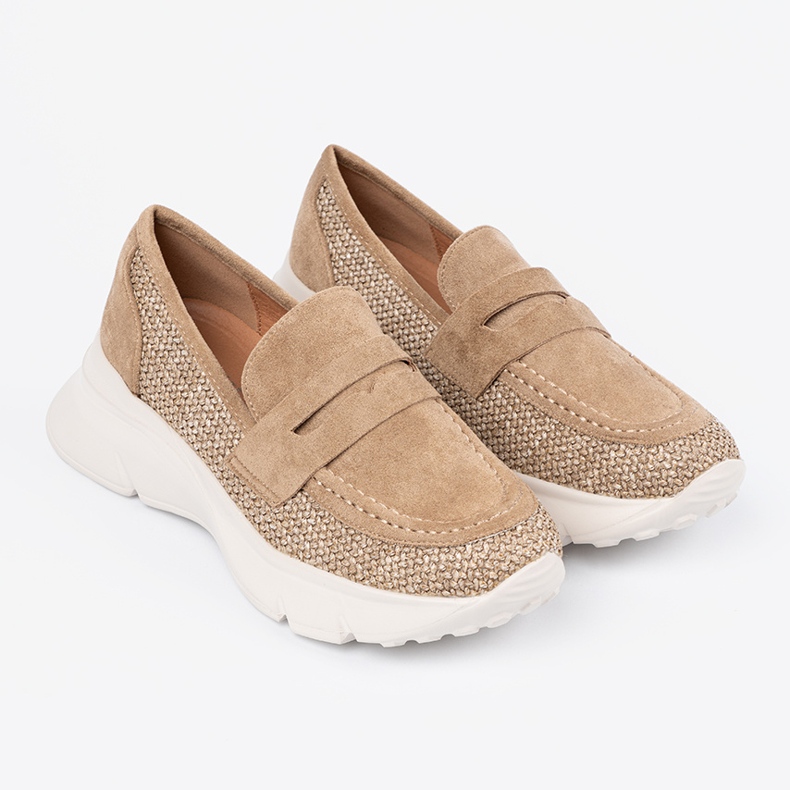 Seastar Beige Schuhe mit dicker Sohle 1