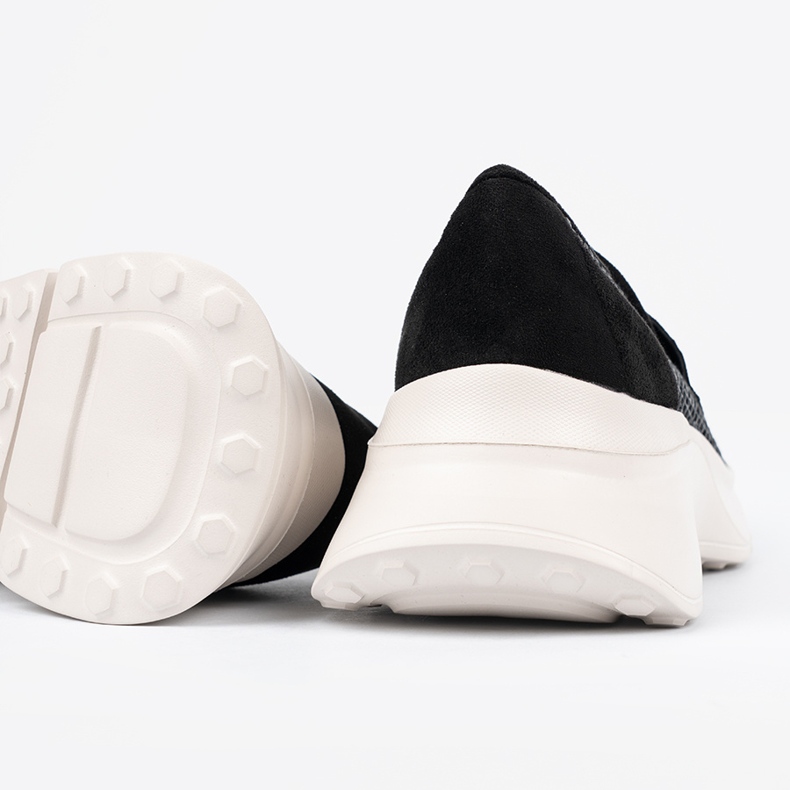 Seastar Schwarze Schuhe auf dicker Sohle 1