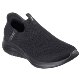 Skechers Slip-Ins Ultra Flex 3.0 Schuhe-Cozy-Streifen 149708-BBK schwarz 1
