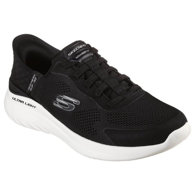 Skechers Slip-Ins Bounder 2.0 Schuhe. Tauchte 232459-Bkw auf schwarz 1
