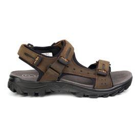 Filippo Herrenledersandalen Ms7038 Brown braun 1