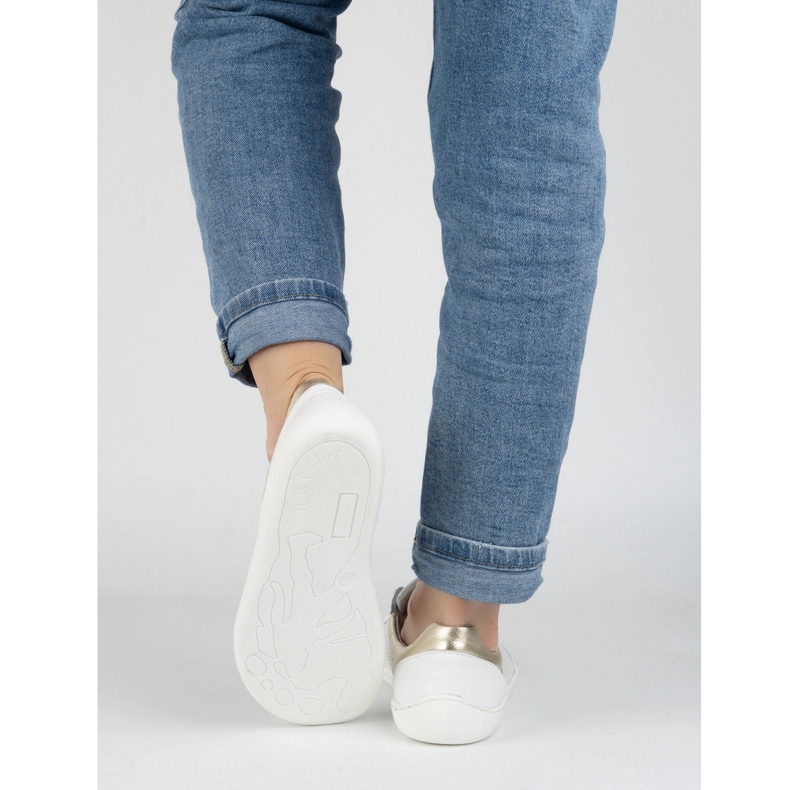 Olivier Barefoot Frauen minimalistische Schuhe Sneakers 1769pol mit weißem Netz 2