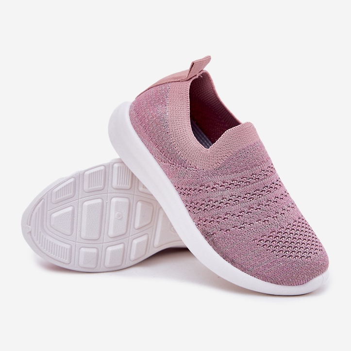 Kinder in den Kinder geschmolzene rosa Sportschuhe 2