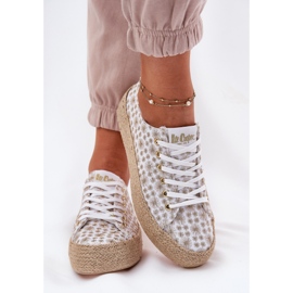 Mit Lee Cooper LCW-25-08-3648L Weiß und Gold verwirb 7