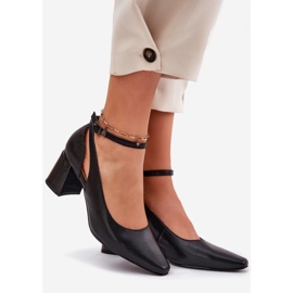 Lederpumpen auf dem Post Maciejka K6816-01 Schwarz 1