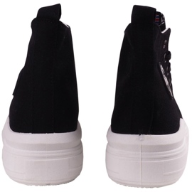 Hohe Sneaker für Frauen auf der Lee Cooper LCW-23-44-1629LA Black Plattform schwarz 3